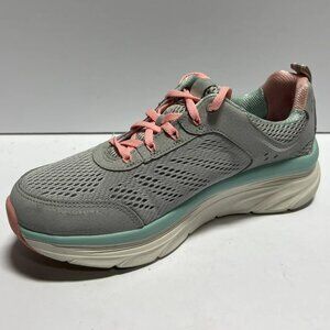 Skechers Women's D'Lux Walker Infinite Motion Walking Shoes Gray Size 8.5 M